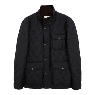 【致敬经典】菱形绗缝羊毛棉填充 秋冬季复古立领棉衣外套 DAC106