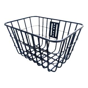 载重车筐大号电瓶车篮电动车篓学生储物耐用带盖单车书包前置后置