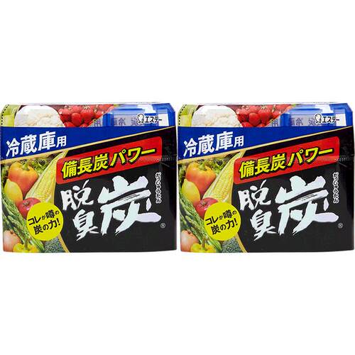 日本S.T.备长炭 冰箱除臭剂 冷藏间用 2件装 保税区发货