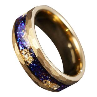 飒雅男士戒指九紫离火潮男个性钨金食指高级感指环时尚情侣对戒女