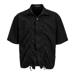 【TZ killer】Drawstring Pleated Shirt 抽绳褶皱衬衫短袖