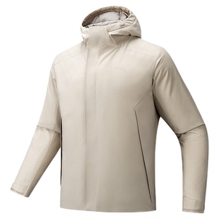 超级安踏行政通勤羽绒夹克男秋冬保暖羽绒服连帽棉服152548910U