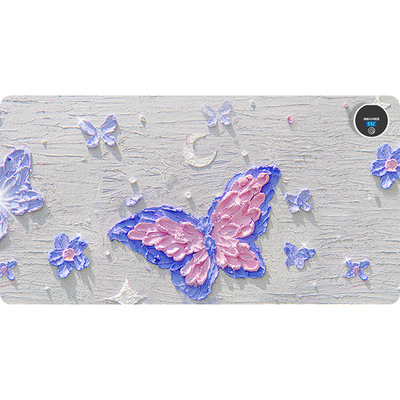 桌面防水发热超大暖手加热鼠标垫