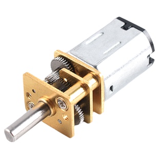 菡诚N20减速电机微型直流齿轮慢速精密小马达直流减速电机3V6V12V