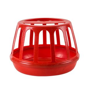 家禽养殖用料槽大鸡食槽熟胶圆形小鸡喂食槽养鸡喂鸡用自动饮水器