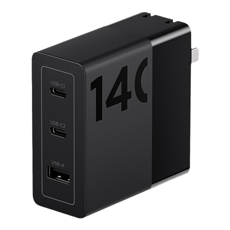 联想ThinkPlus拯救者140W氮化镓充电器pd快充头适用MacBookPro笔记本华为电脑typec适配器ThinkPad电源锋行者