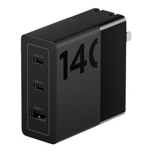 联想ThinkPlus140W氮化镓适用拯救者充电器头锋行者多口typec快充苹果MacBook华为笔记本电脑适配器ThinkPad