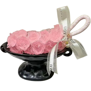 葡萄香皂水晶玫瑰花大串车用手工精油洗手肥皂创意摆件伴手礼盒装