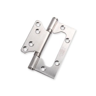 偏轴子母合页不锈钢免开槽合页合叶铰链轴承静音黑色塑封房门合页