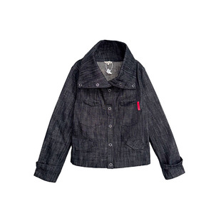 【正品现货】DEMODEMODE 25秋冬 复古感大翻领牛仔夹克 设计师