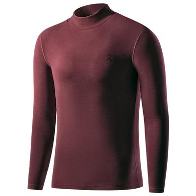 梦特娇半高领羊驼绒保暖内衣男