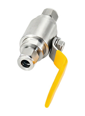 304不锈钢双卡套气源球阀Q11F-64P焊接耐高压工业气控开关仪表阀