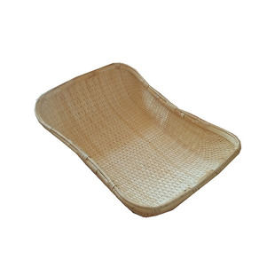 柳筐长方形笸箩藤条收纳筐簸箩大簸箕盛馒头筐柳编制品商用炒货筐