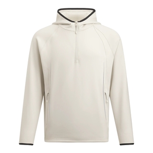 安德玛卫衣秋冬新款Halo男子针织训练运动半拉链外套6007755-110