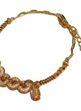 「五帝币手链」精致铜钱手链高级感轻奢小众手饰百搭高颜值手串女