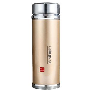 杯子999纯银内胆保温杯高档礼品杯男士保健银茶杯定制刻字银水杯