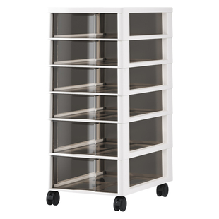 抽屉式收纳柜免安装落地多层储物柜办公桌下文件杂物收纳置物柜子