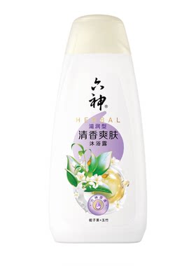 六神绿茶甘草沐浴露清凉舒爽