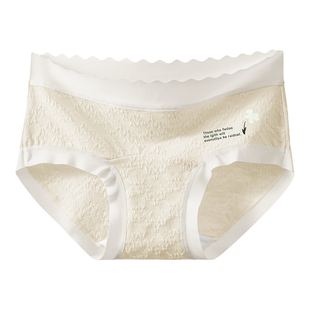 芬腾少女内裤女士纯棉7a级抗菌2025新款无痕中腰女童初中生三角裤