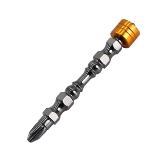 超硬S2强磁批头十字披头六角螺丝刀电动磁性电批磁圈风批高硬防滑