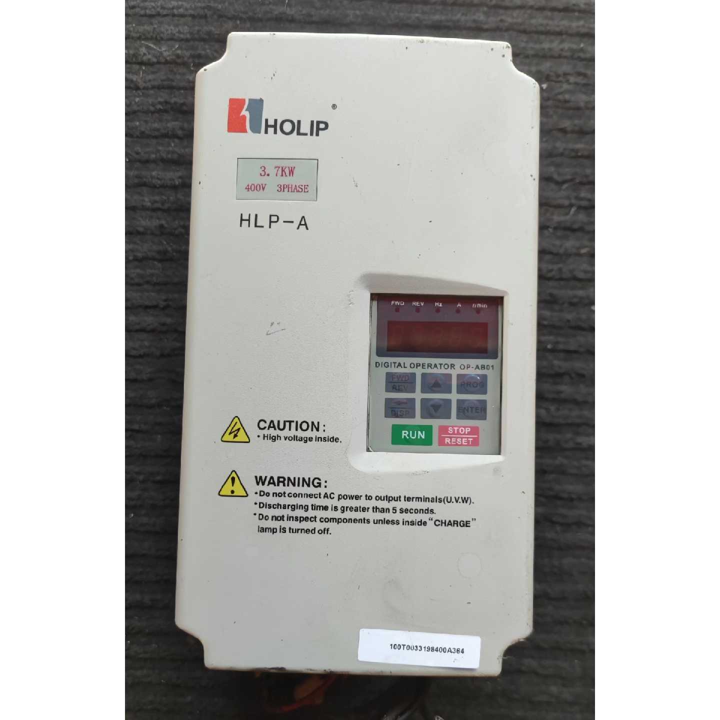 议价-HOLIP海利普变频器，HLP-A 03D743B  3.7