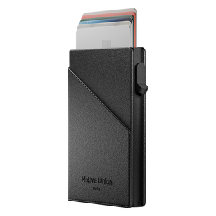 Native Union 滑动式磁吸卡包适用苹果iPhone17/16/Pro/Max手机支架兼容MagSafe多功能皮质背夹便携