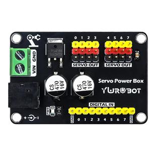 YwRobot兼容适用于Arduino 8 16路舵机外部供电模块SG90舵机MG995