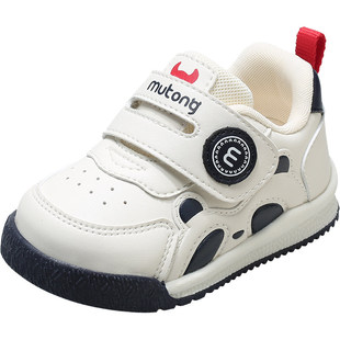 牧童学步鞋男宝宝春秋原创卡通熊猫鞋软底面包鞋女童鞋儿童机能鞋