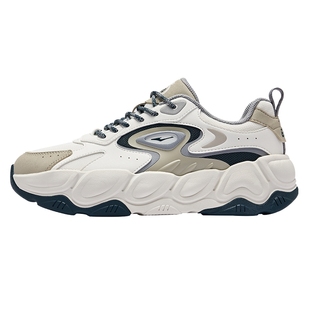 鸿星尔克龙飞凤舞3运动鞋秋季新款男鞋国潮老爹鞋厚底防滑休闲鞋