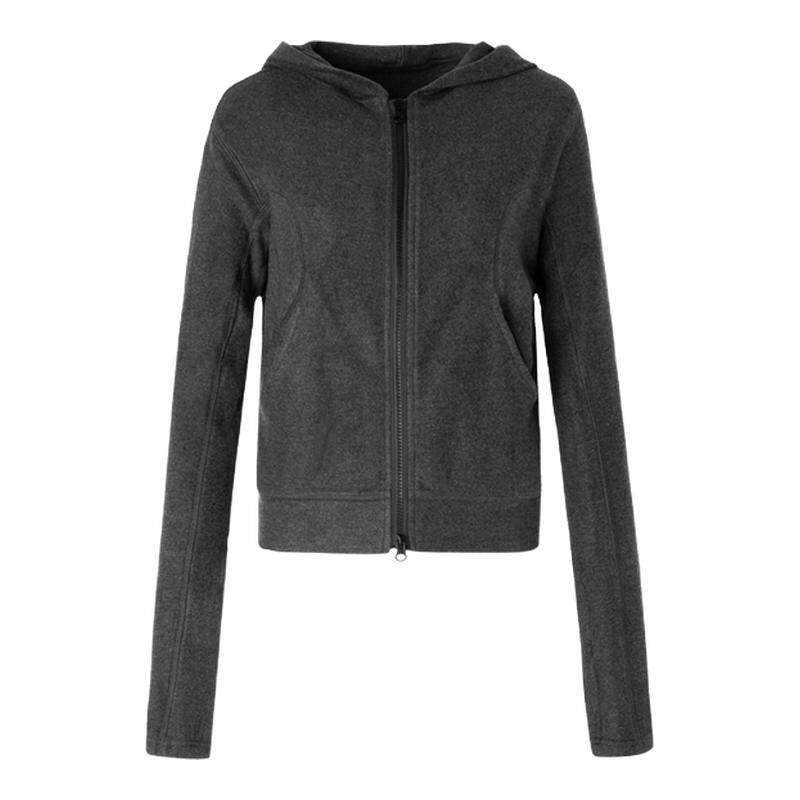 ourhour 小众原创设计师款德绒阔腿裤连帽卫衣卫裤运动套装两件套