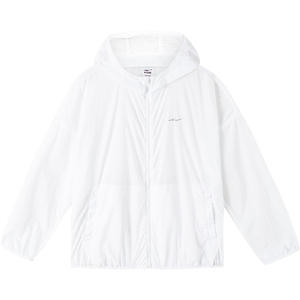 鸿星尔克童装女童防晒衣2024夏季抗UV紫外线儿童轻薄透气皮肤风衣