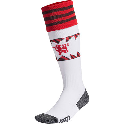 Adidas/阿迪达斯正品22/23曼联主场男女足球袜一双装H13893