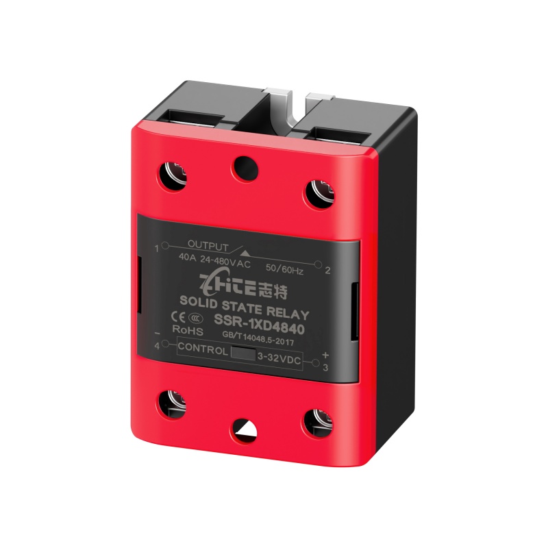 志特單相固態(tài)繼電器直流控交流SSR-25DA10A40A60A80A/DC24VAC220V