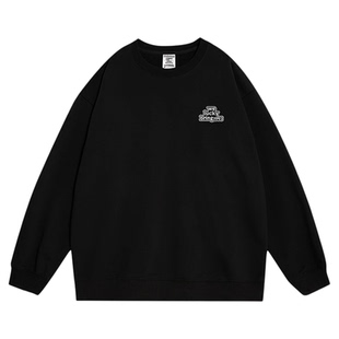 张杰同款cityboy日系字母圆领卫衣男秋冬季宽松小众百搭美式外套