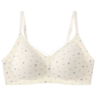 云感舒芙蕾法式碎花蕾丝边