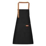 帆布围裙餐饮专用定制logo印字咖啡奶茶店服务员上班工作服女围腰