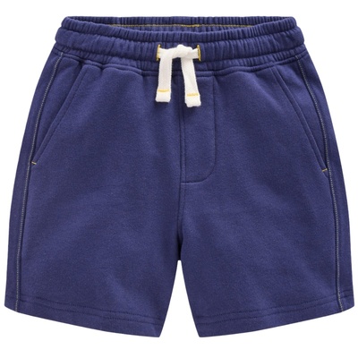 代购 MiniBoden儿童短裤 26春夏季男童蓝色纯棉经典运动裤 2-14岁