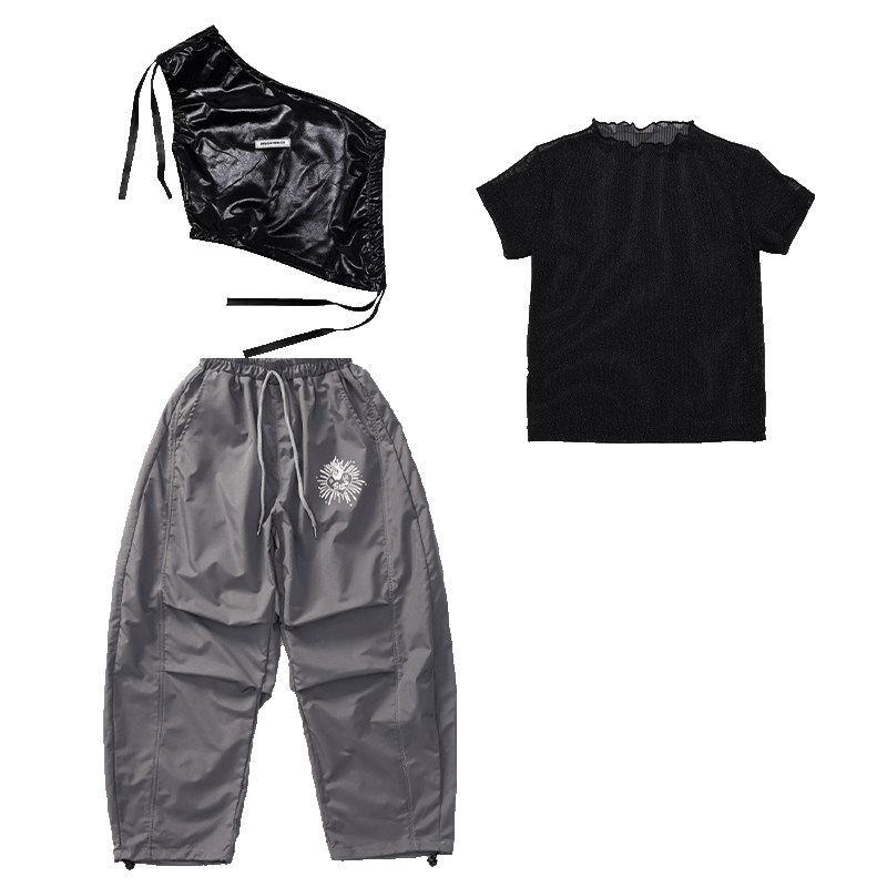 儿童爵士舞服装少儿jazz练功服