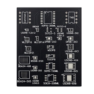 25合1笔记本序列号改BIOS多功能烧录转接板WLCSP2x2测试座4x5WSON