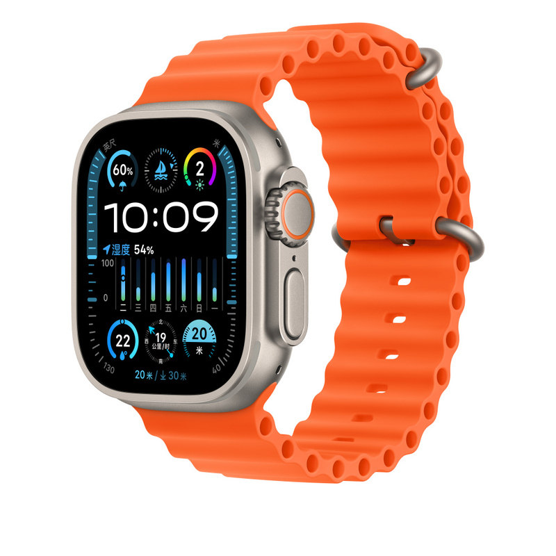 【W&P】2026新款适用苹果手表Ultra3/2表带AppleWatchS12海洋表带弹力扣iwatch11智能手表运