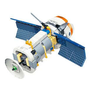 神舟十三号城市航天运载卫星火箭飞机拼装模型拼图儿童积木男玩具