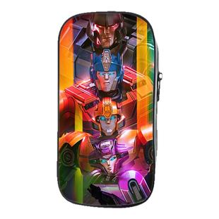 变形金刚起源动画超能勇士笔袋小学生儿童印花高达男童文具盒初中生铅笔盒酷炫男孩子创意多层文具盒机器人