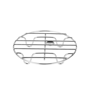 Deffman316不锈钢蒸架家用加厚蒸蛋架饭煲内蒸架子矮脚蒸馒头篦子