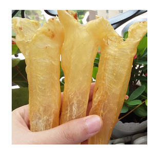 非洲淡水黄花胶筒花胶鸡北深海孕妇月子鱼胶肚鳔干货60头500g礼盒
