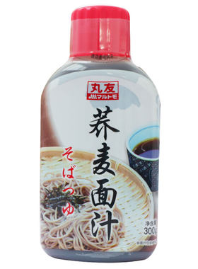丸友荞麦面汁日式乌冬冷面汁关东煮菜汁0脂肪面露300g日式料理