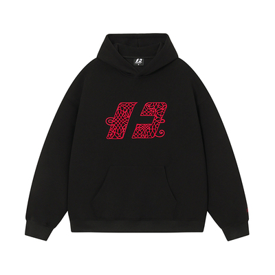 FORNINES国风刺绣中国结卫衣