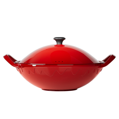 Amercook珐琅锅家用铸铁炖锅炖盅砂锅煮汤锅海鲜不粘焖烧锅电磁炉