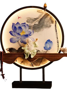 家用供奉客厅桌面灯背景开业礼