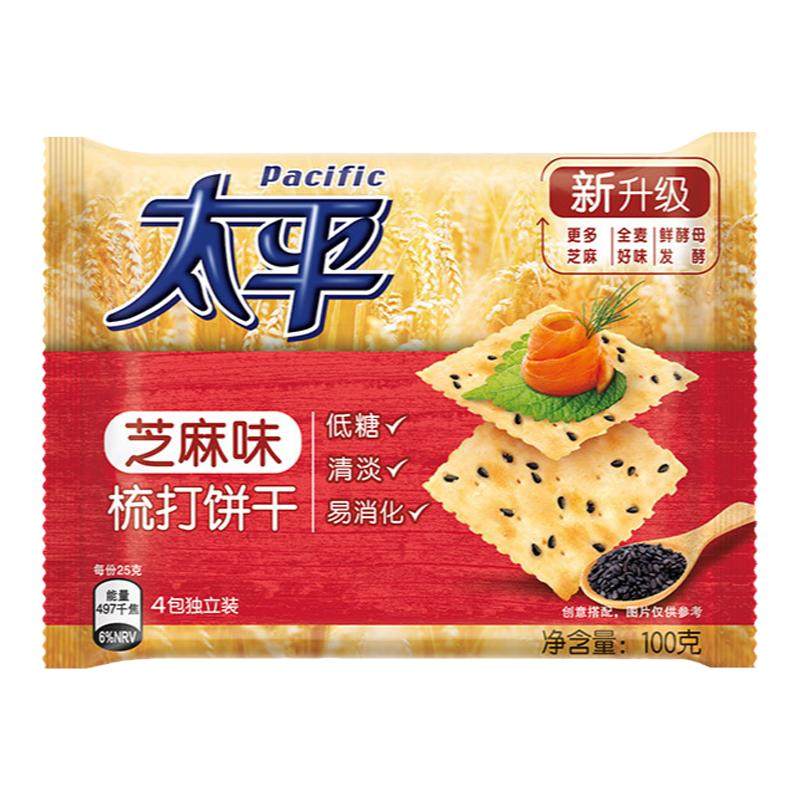 亿滋太平苏打饼干海苔芝麻咸味