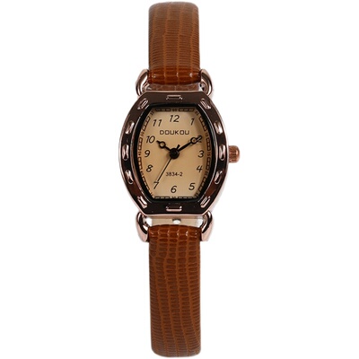 复古时尚女款小巧精致小棕表